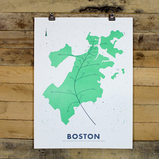 Illustration for article titled Maps of Cities Transformed Into Leaves